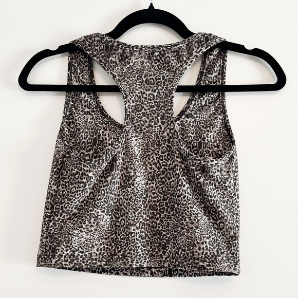 Leopard Print Compression Tank - Picture 2 of 3